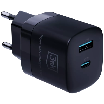 3MK Hyper GaN Charger 33W  Black - 1268