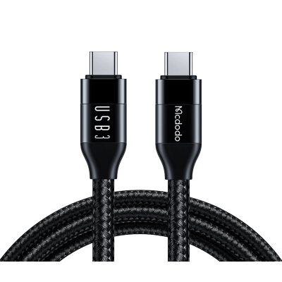 McDododo USB 3 C-C 100W cable 1.2m black CA-7132