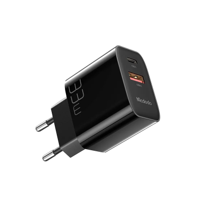 McDododo 33W 1C+1A Fast Charger Black CH-0921