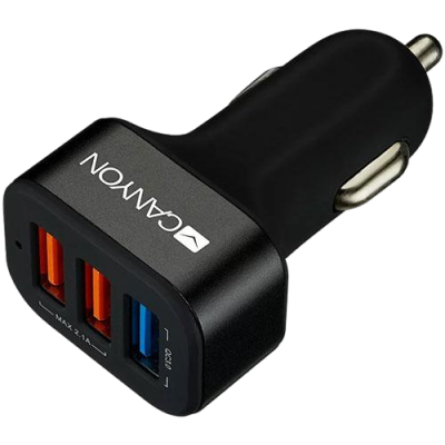 In car adapter Canyon CNE-CCA07B 3 USB port