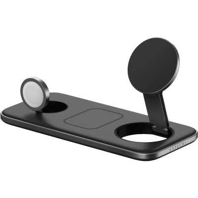 SATECHI Qi2 Trio Wireless Charging Pad - Type A,C ST-QTPM-EA